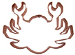 Copper Cookie Cutter-Crab