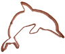 Copper Cookie Cutter-Dolphin