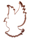 Copper Cookie Cutter-Dove