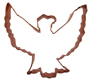 Copper Cookie Cutter-Eagle