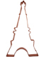 Copper Cookie Cutter-Eiffel Tower