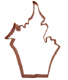 Haunted House Copper Cookie Cutter