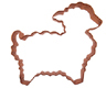 Lamb Copper Cookie Cutter