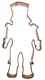 Nutcracker Copper Cookie Cutter