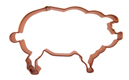 Pig Copper Cookie Cutter