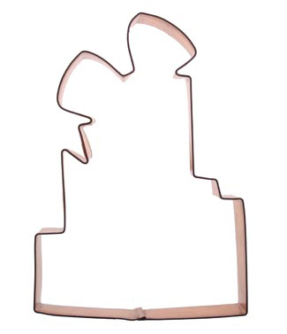 Tiered Present Copper Cookie Cutter