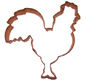 Rooster Copper Cookie Cutter