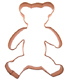 Teddy Bear 1 Copper Cookie Cutter