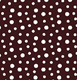 Chocolate Transfer Sheet-White Polka Dots