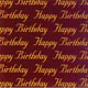 Chocolate Transfer Sheet-Happy Birthday