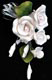 White Small Tea Rose Spray