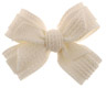 #2 White Fondant Bow