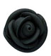 Jet Black Royal Icing Roses
