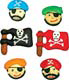 Pirate Assortment Icing Lay-ons