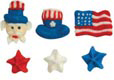 Petite Patriotic Icing Lay-ons