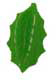 Holly Wafer Paper Leaves