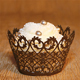 Chocolate Filigree Cupcake Wrap