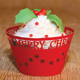 Merry Christmas Cupcake Wrap