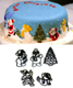 Santas, Snowmen and Tree Patchwork Cutter Set