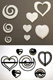 Swirls & Heart Patchwork Cutter Set