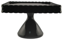 Black Square Cake Pedestal