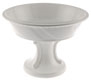 Medium White Round Pedestal Bowl
