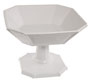 Large White Pedestal Bowl