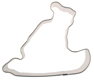 Sled With Child Cookie Cutter