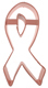 Pink Awareness Ribbon Cookie Cutter