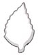 Aspen Leaf Cookie Cutter