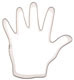 Left Hand Cookie Cutter