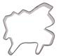 Grand Piano Cookie Cutter