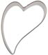 Folk Heart Cookie Cutter
