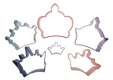 Cookie Cutter Set - Crown