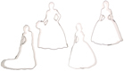 Bride Cookie Cutter Set