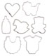 Mini Baby Cookie Cutter Set