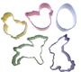 Easter Egg Colors Cookie Cutter Set