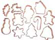 Christmas Copper Cookie Cutter Set
