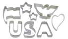 Patriotic Cookie Cutter Set