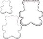 Teddy Bear Cookie Cutter Set