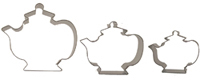 Teapots Cookie Cutter Set