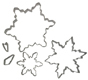 Snowflakes Cookie Cutter Set
