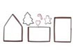 Gingerbread House Cookie Cutter Set