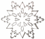 Snowflake With Insert Cookie Cutter