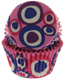 Fun Pink Circles Standard Baking Cup