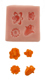 Four Tiny Flowers Silicone Mold