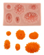 Assorted Mums Silicone Mold
