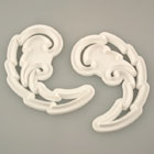 Contemporary Double Leaf Scroll Cutter