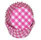 Standard Baking Cup-Pink Gingham, 2" base