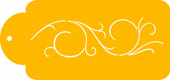 Scrollwork Designer Stencil